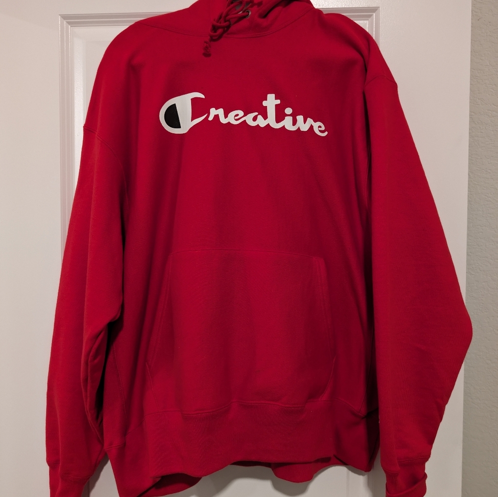 Red Champion Hoodie